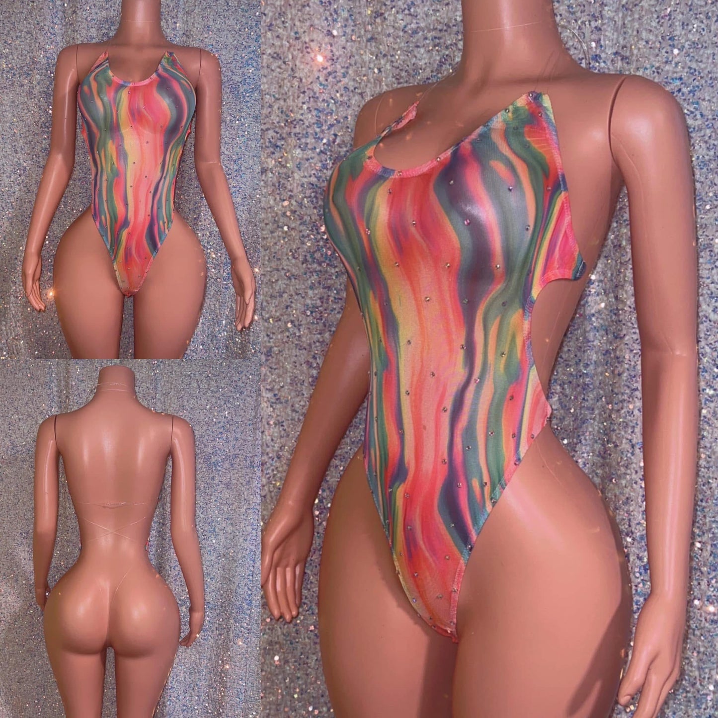 Tye dye barely there