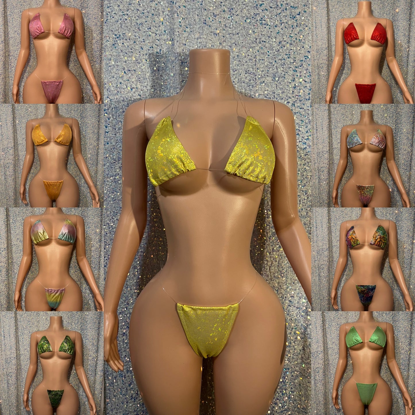 10 Invisible string, bikini wholesale package